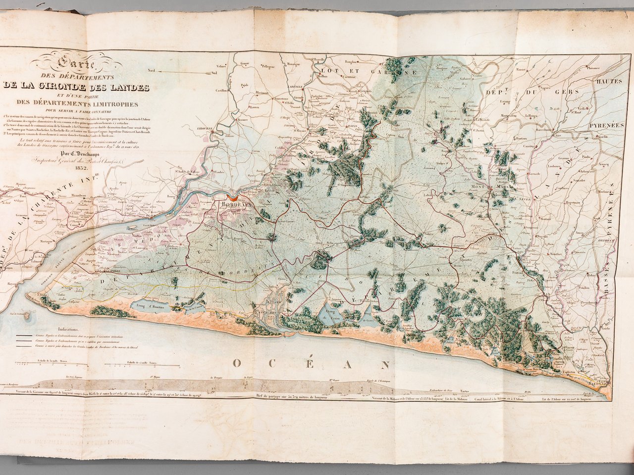 Amélioration des Landes de Gascogne, par des Canaux de navigation, …