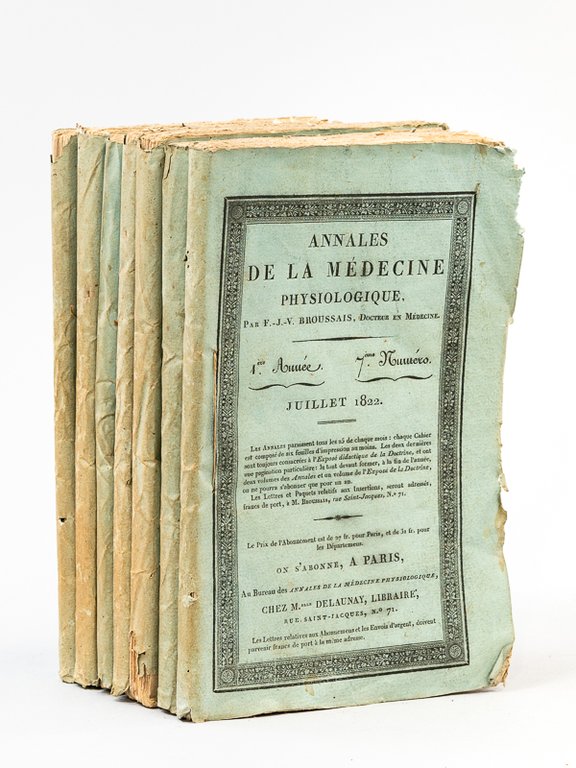 Annales de la Médecine Physiologique (1ère Année. 7 Numéros - … | Immagine Gallery 2