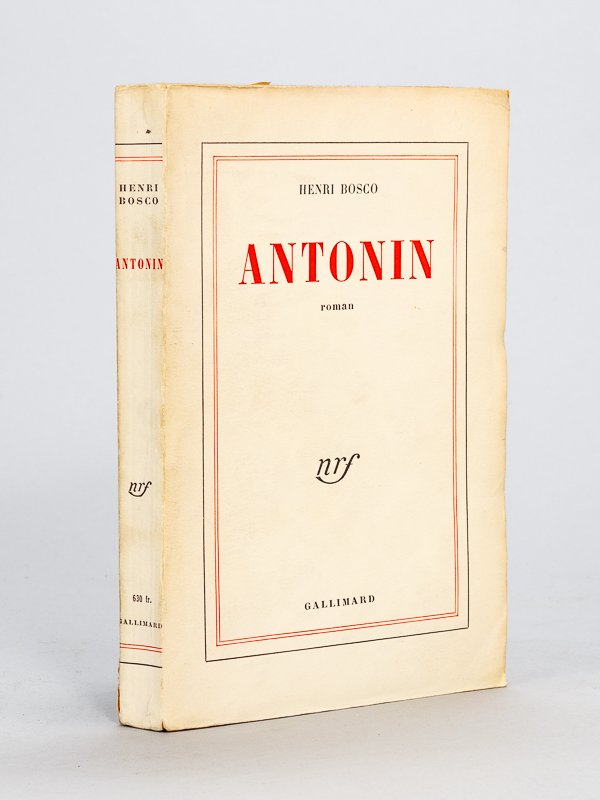 Antonin [ Livre dédicacé par l'auteur ]