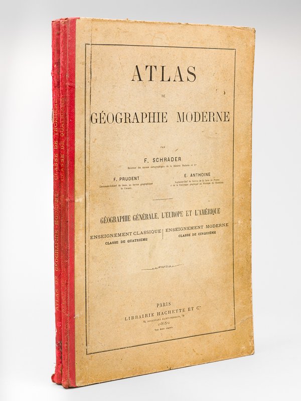 Atlas de Géographie moderne. Géographie générale. L'Europe et l'Amérique. Enseignement …