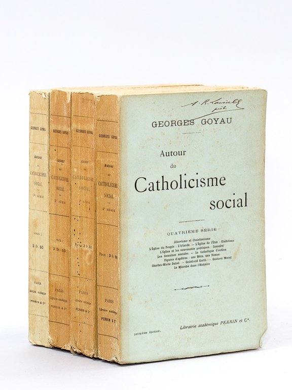 Autour du Catholicisme Social (4 Tomes) Première, Deuxième, Troisième et …