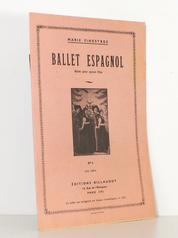 Ballet Espagnol , ballet pour jeunes filles - n° 1