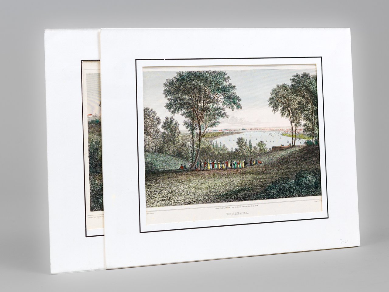 Banks of the Garonne near Bordeaux [ On joint: ] …