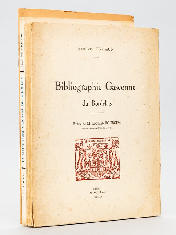 Bibliographie gasconne du Bordelais [ Edition originale - Avec 4 …
