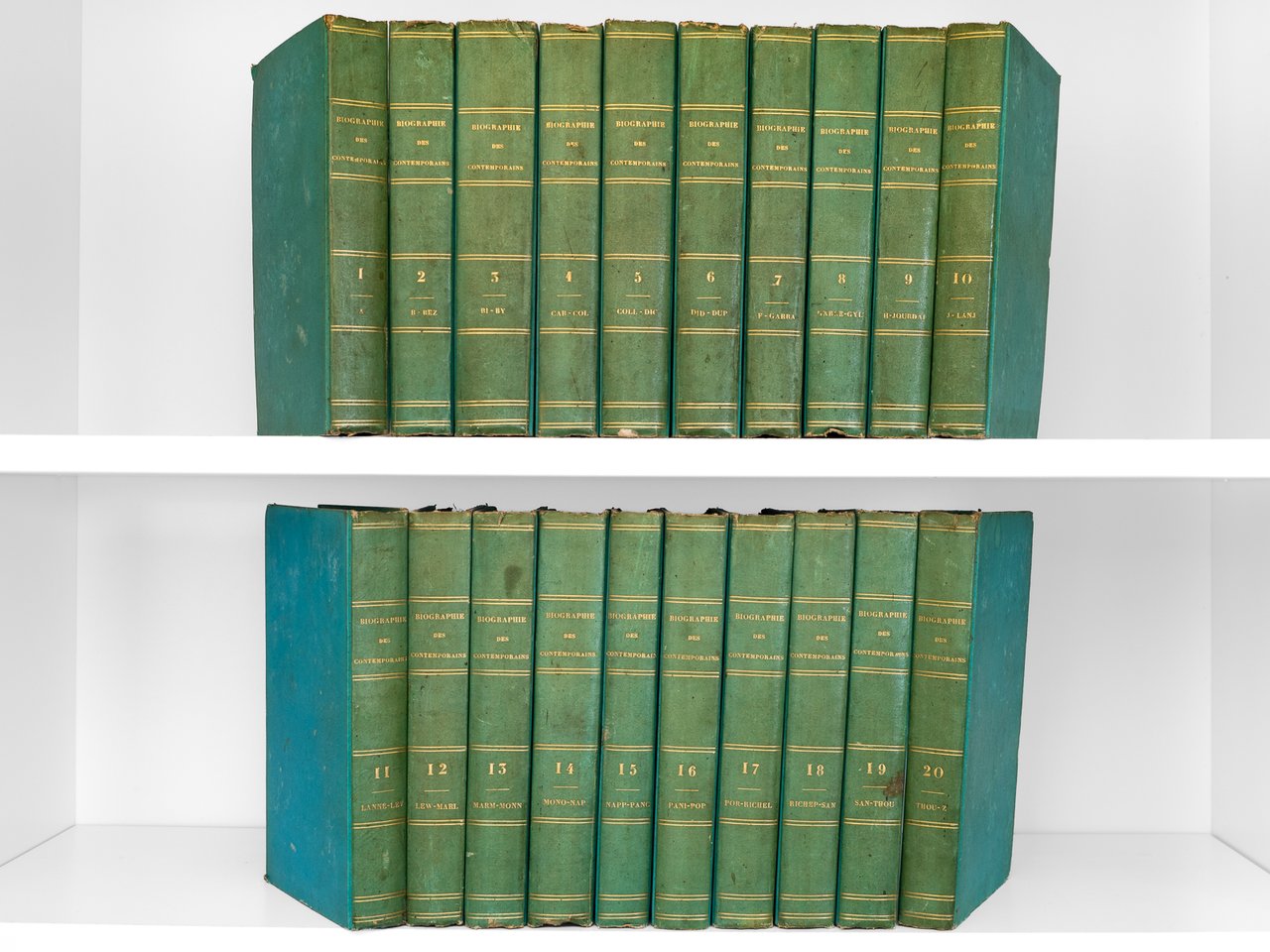 Biographie Nouvelle des Contemporains (20 Tomes - Complet) Ou Dictionnaire …