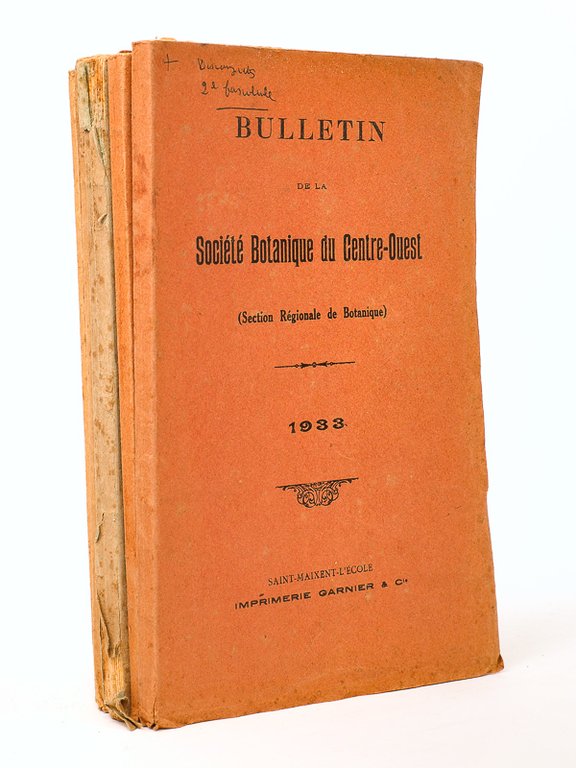 Bulletin de la Société Botanique du Centre-Ouest anciennement Société Botanique …