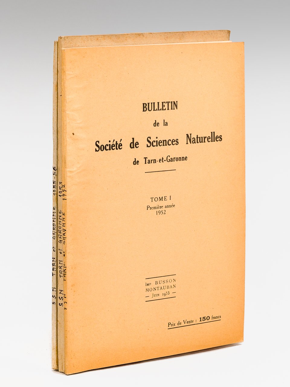 Bulletin de la Société de Sciences Naturelles de Tarn-et-Garonne (3 … | Immagine principale