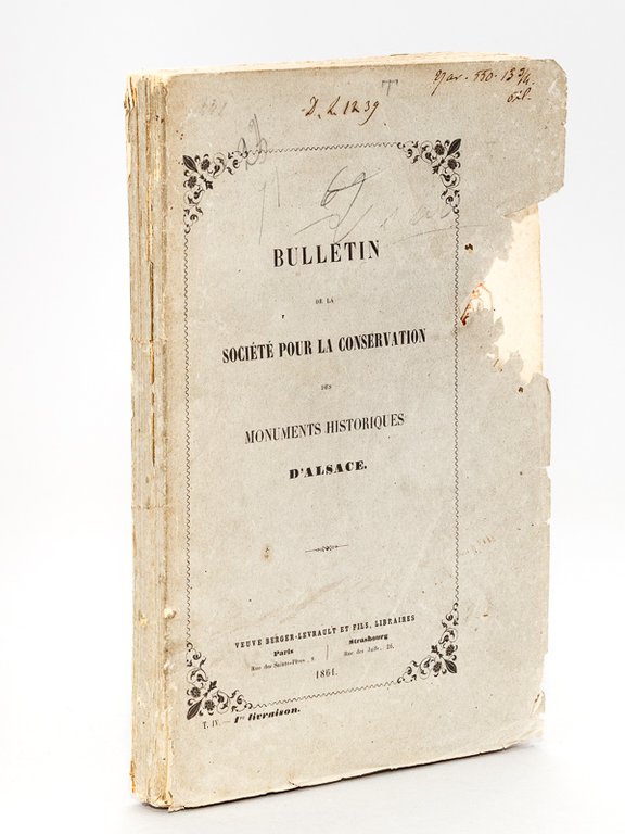 Bulletin de la Société pour la Conservation des Monuments historiques …