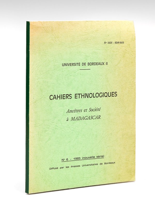 Cahiers Ethnologiques. n° 6 - 1985 (nouvelle série) Ancêtres et …