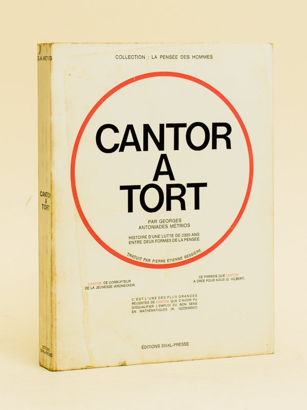 Cantor à tort. Histoire d'une lutte de 2300 ans entre … | Immagine principale