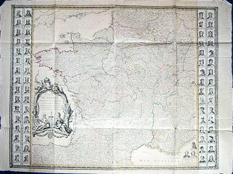 Carte de France divisée en ses Provinces et Gouvernement militaires …
