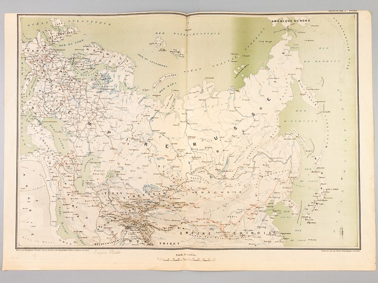 Carte de l'Empire Russe