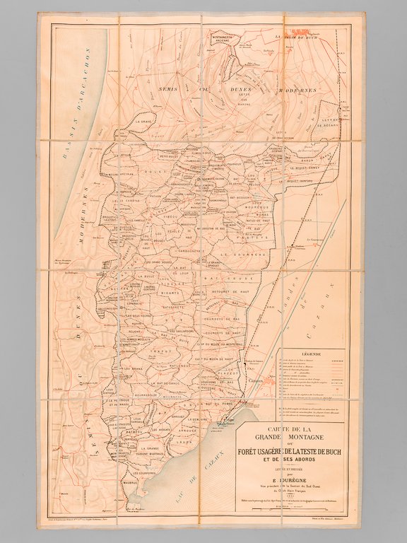 Carte de la Grande Montagne ou Forêt usagère de La …