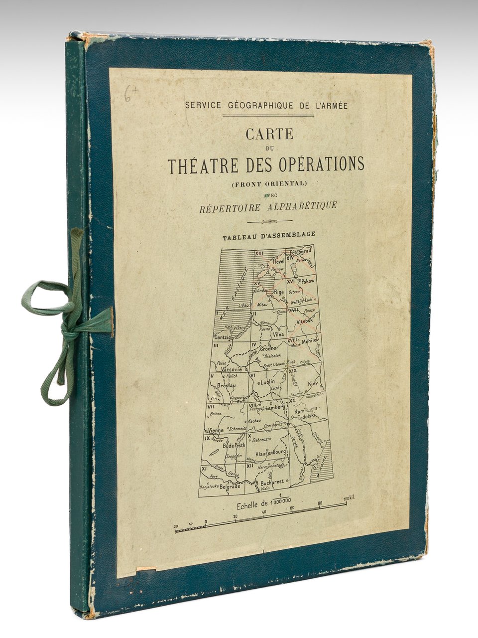 Carte du Théâtre des Opérations (Front oriental) à l'échelle du …