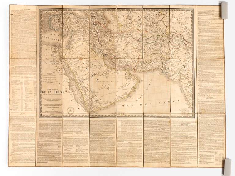 Carte générale de la Perse et des Contrées limitrophes