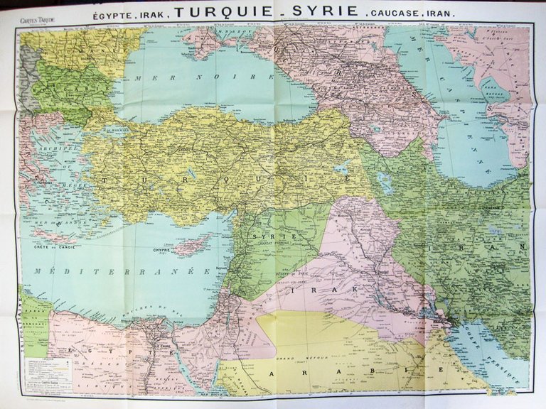 Carte Taride Egype - Irak - TURQUIE - SYRIE - …