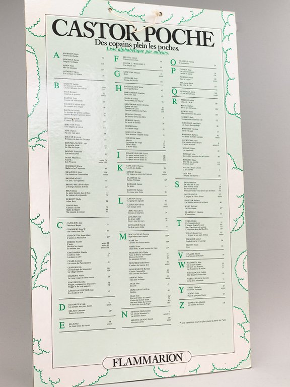 Catalogue de librairie de la collection Castor-Poche. Des Copains plein …
