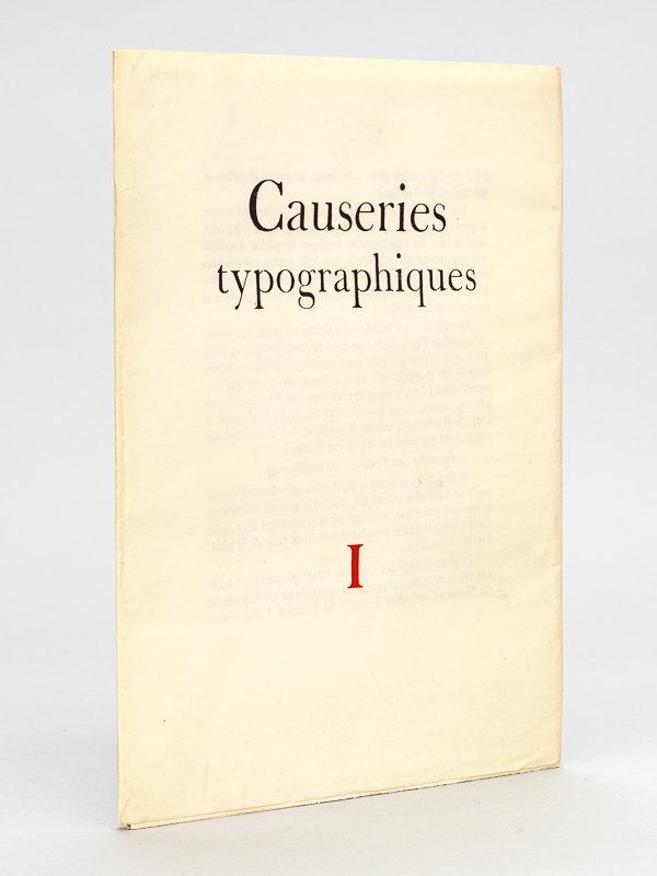 Causeries Typographiques. Nouvelle Série n° 1 - Pourtraits divers [ …