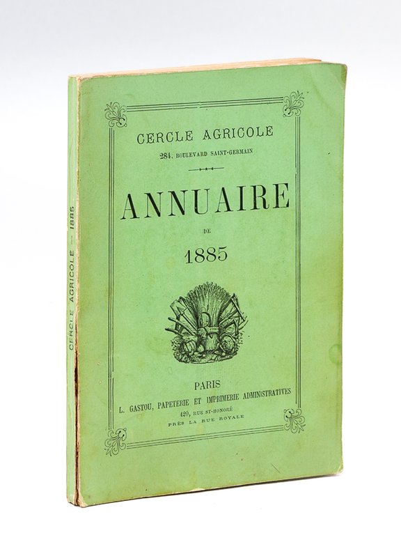 Cercle Agricole, 284 Boulevard Saint Germain. Annuaire de 1885 | Immagine Gallery 2