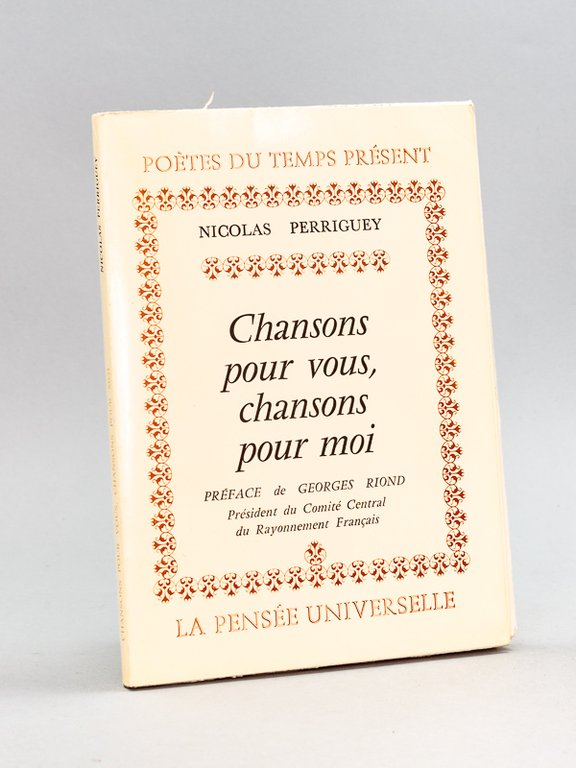 Chansons pour vous, chansons pour moi [ Edition originale - …