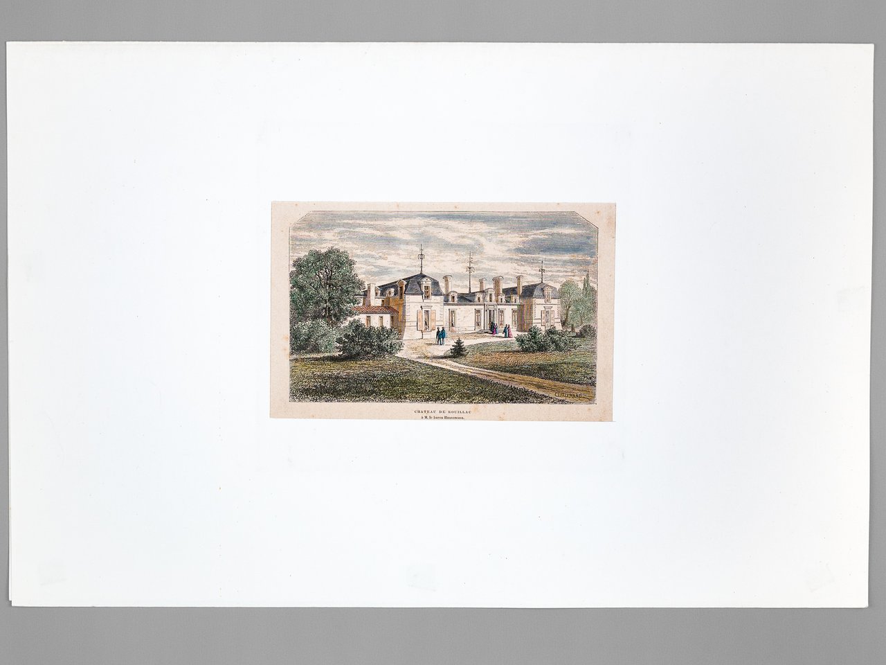 Château de Rouillac à M. le baron Haussmann [ Gravure … | Immagine principale