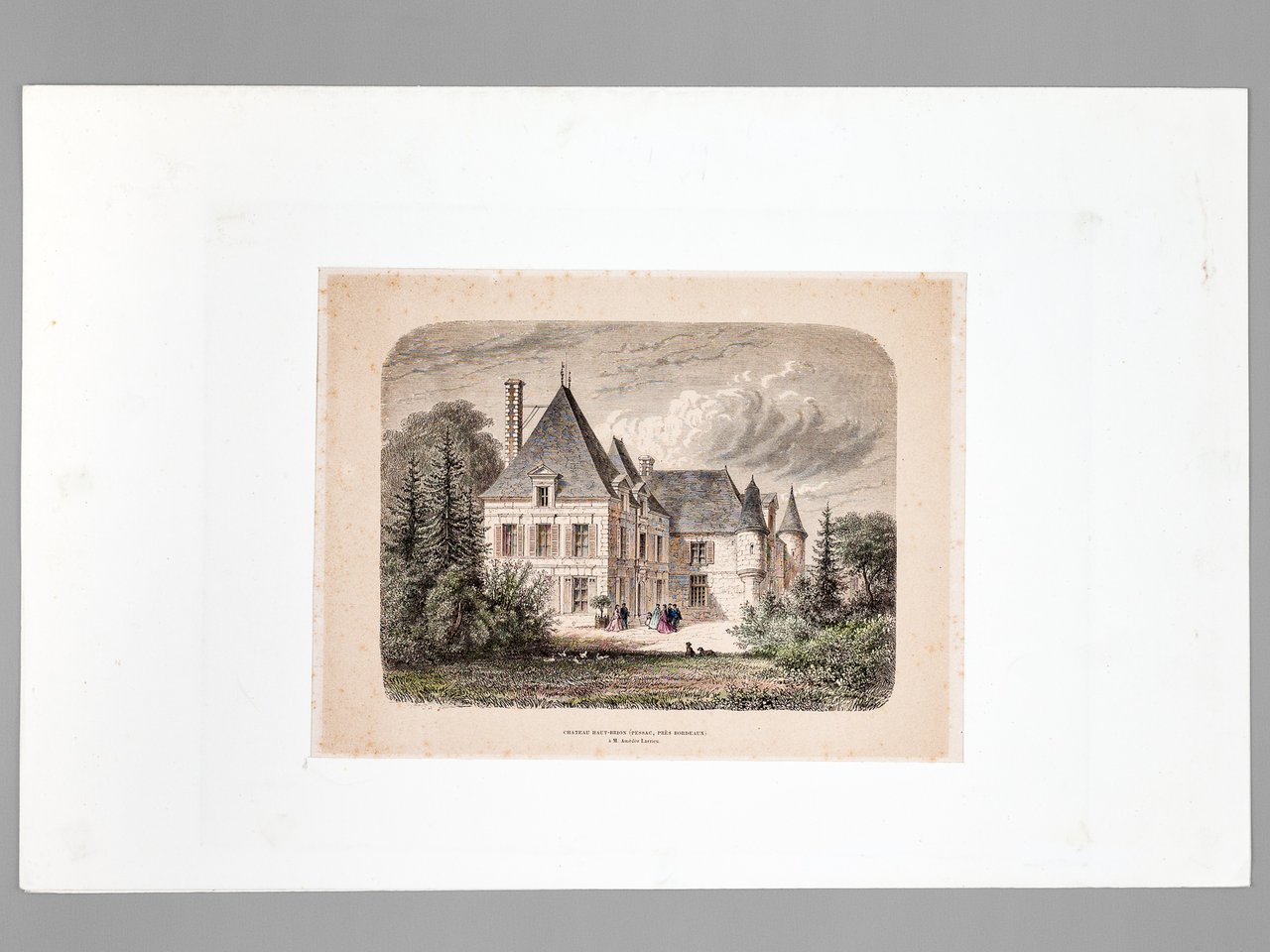 Château Haut-Brion (Pessac, près Bordeaux) à M. Amédée Larrieu [ …