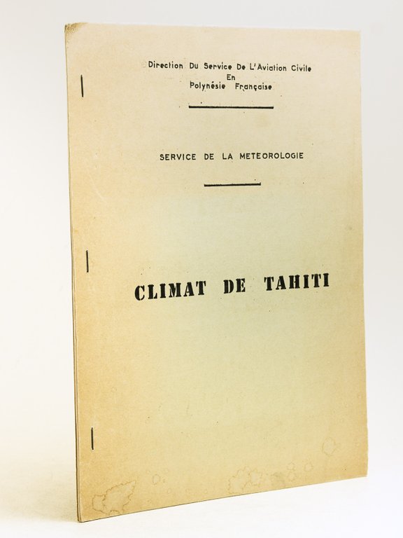 Climat de Tahiti