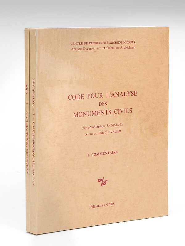 Code pour l'Analyse des Monuments Civils (2 Tomes - Complet) …