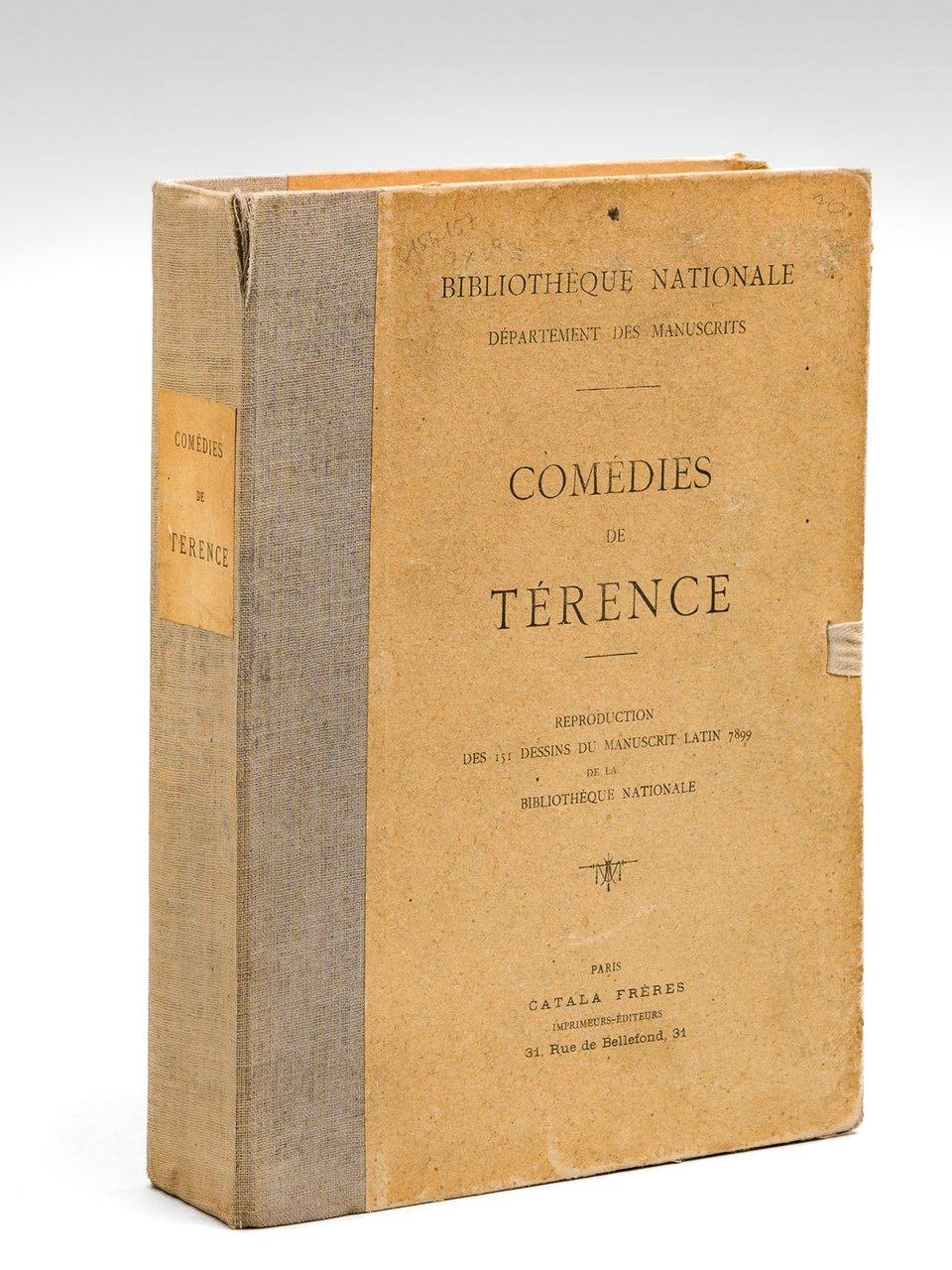 Comédies de Térence. Reproduction des 151 dessins du manuscrit latin …