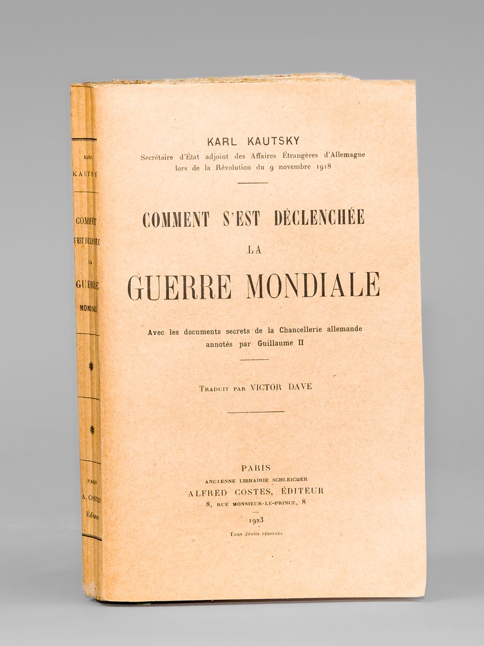 Comment s'est déclenchée la Guerre Mondiale avec les documents secrets …