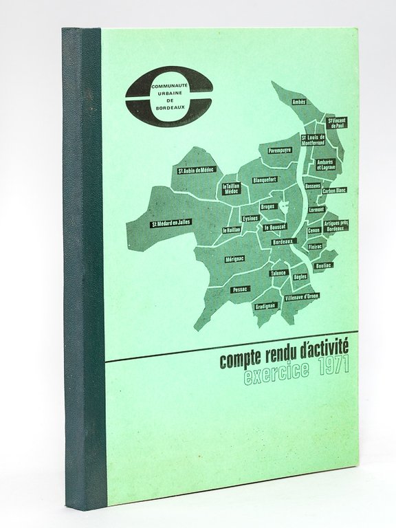 Communauté urbaine de Bordeaux. Compte rendu d'activité Exercice 1971 | Immagine Gallery 2