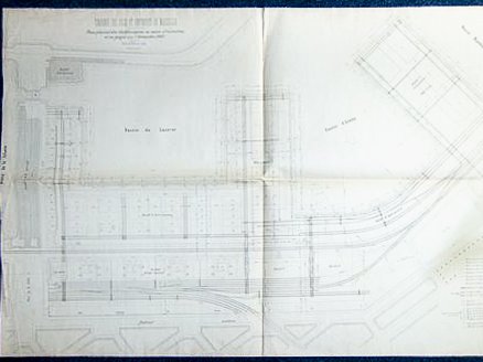 Compagnie des Docks et Entrepôts de Marseille. Plan général des …