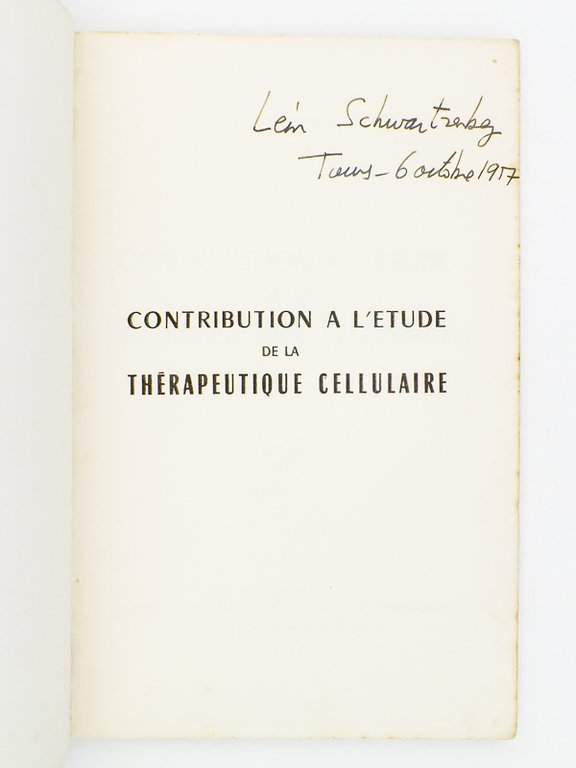 Contribution à l'étude de la Thérapeutique Cellulaire