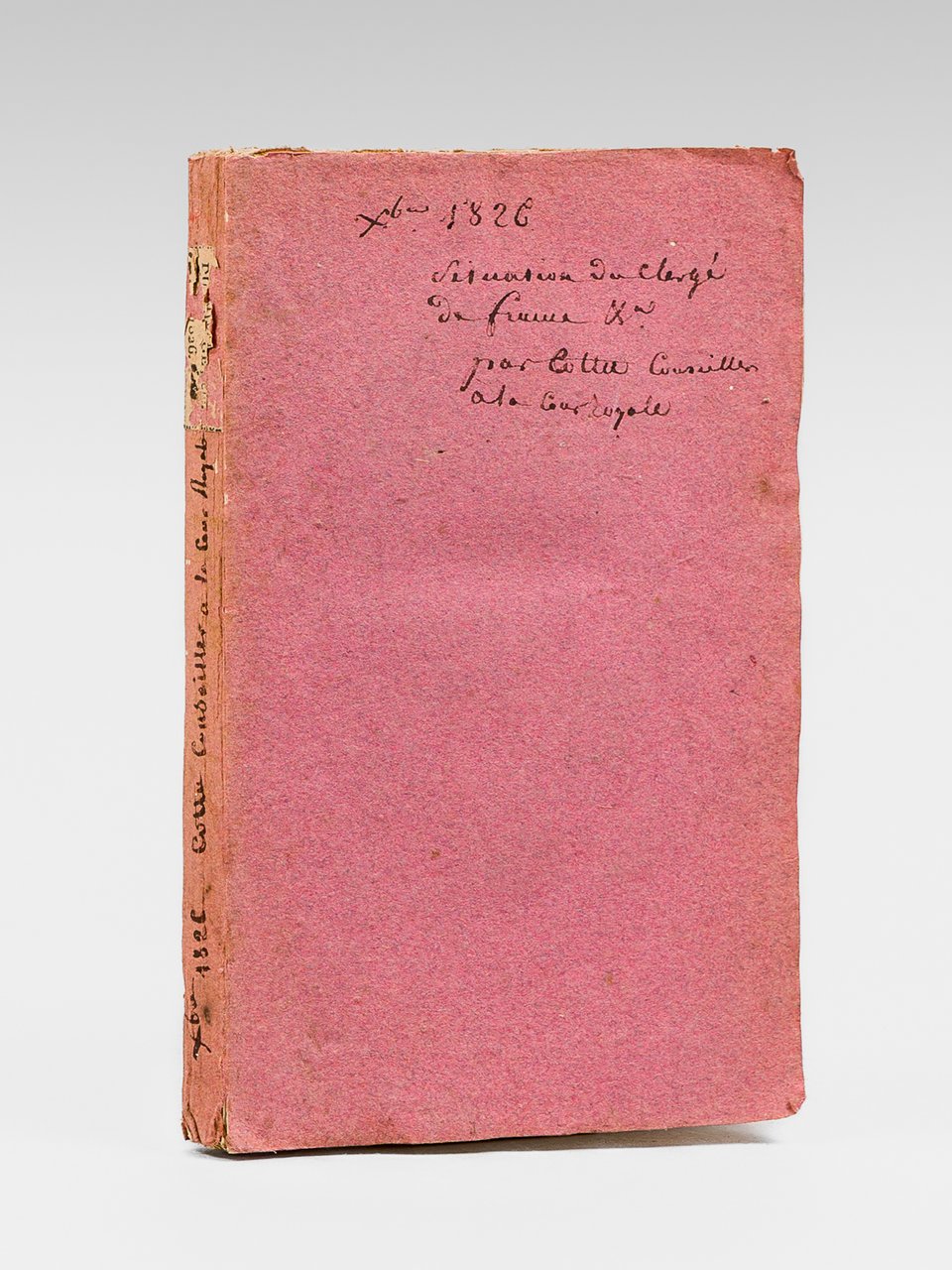 De la situation du Clergé, de la Magistrature, et du …