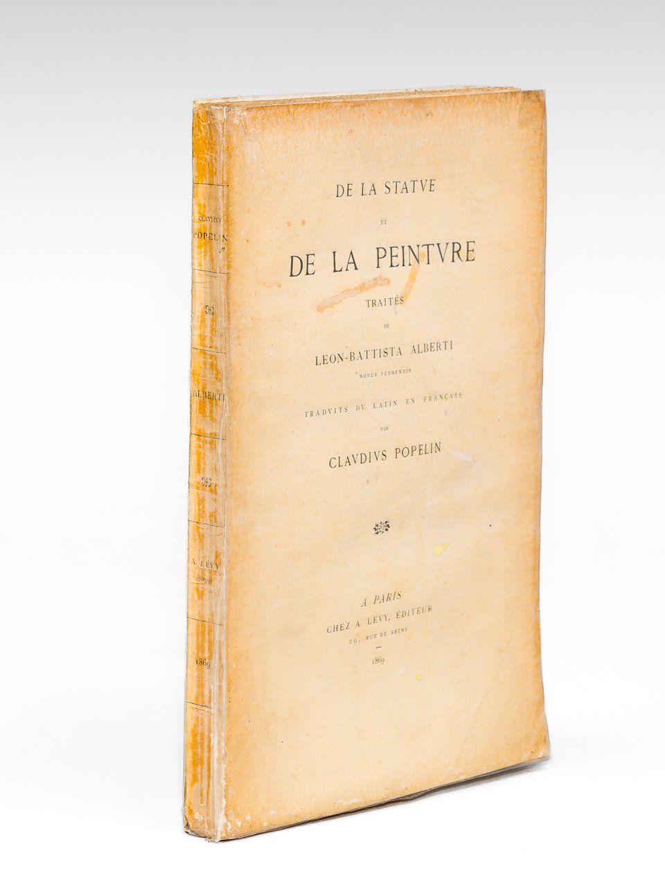 De la Statue et de la Peinture. Traités de Léon-Battista … | Immagine principale