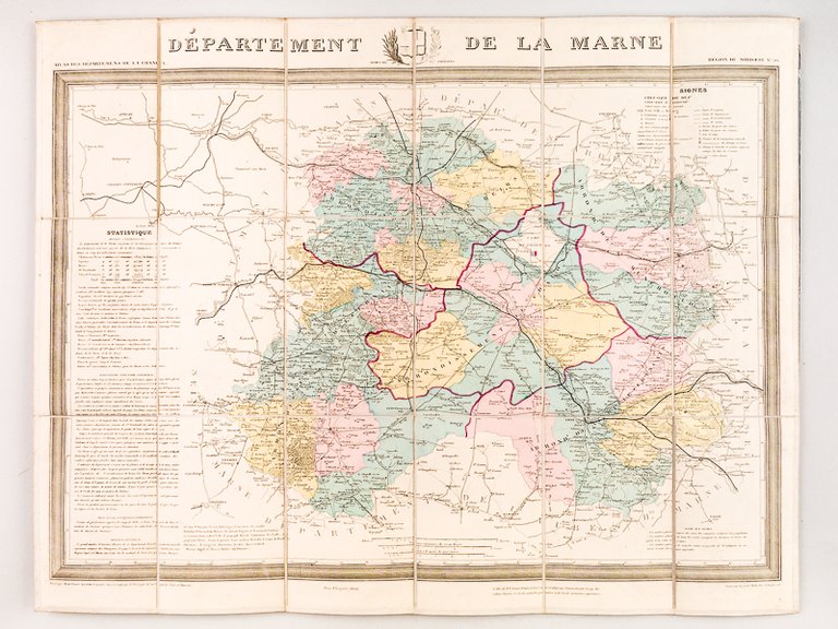 Département de la Marne [ Carte ] | Immagine Gallery 2