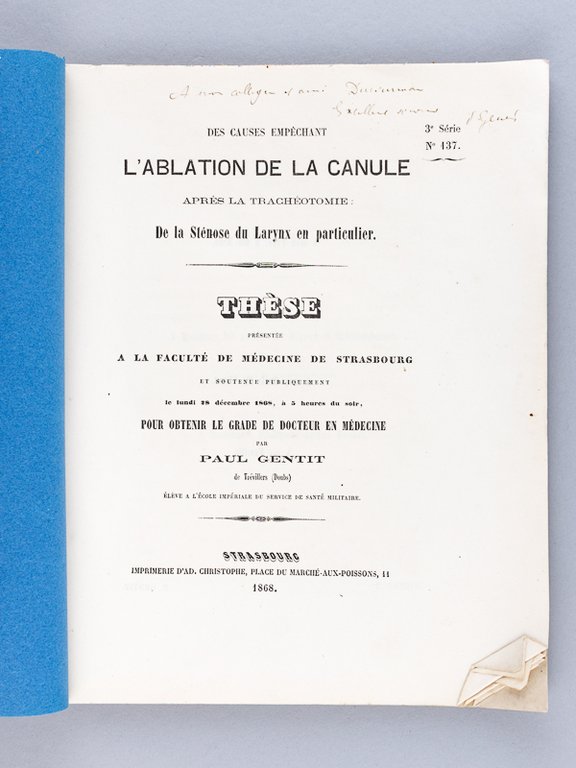 Des causes empêchant l'Ablation de la Canule après la trachéotomie …