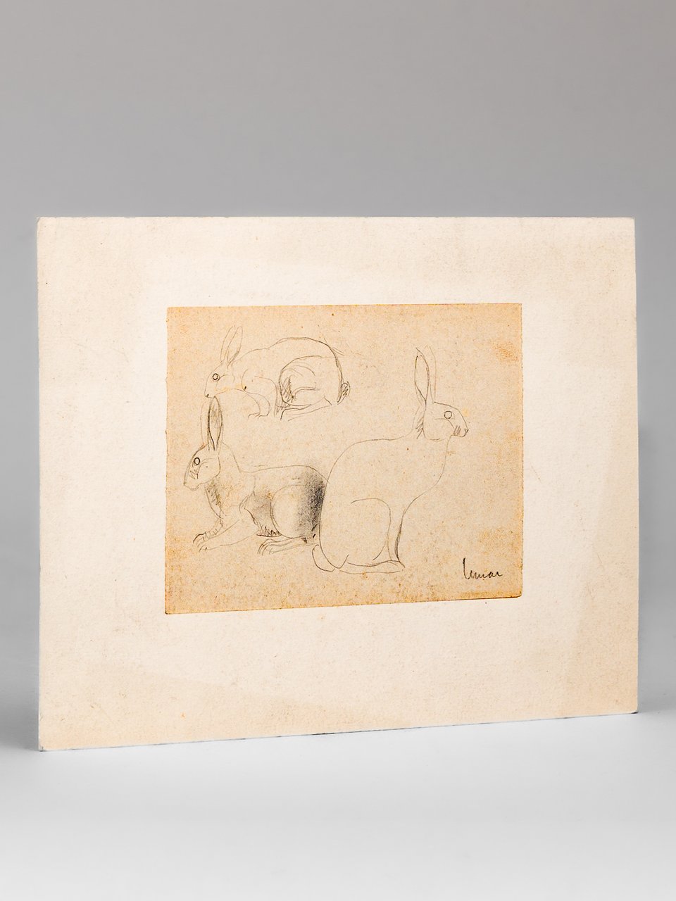 Dessin original au crayon signé par l'artiste [ étude de … | Immagine principale