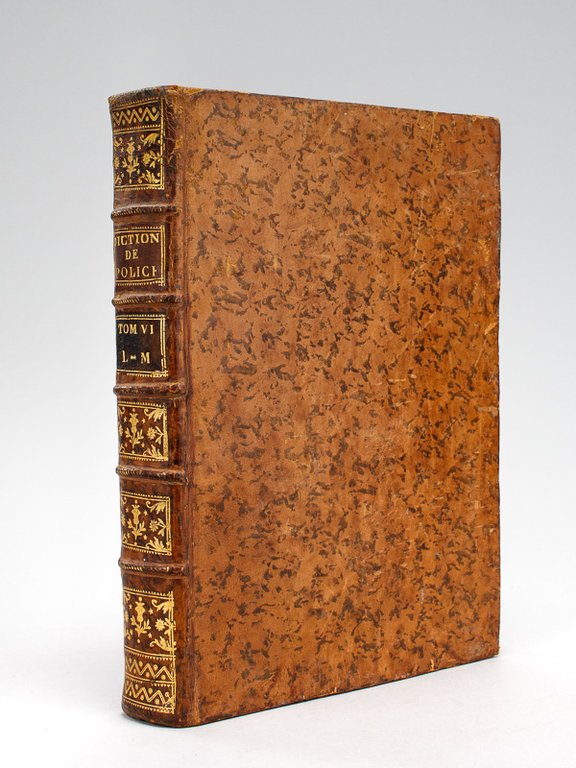 Dictionnaire Universel de Police (Tome Sixième : L - M). …