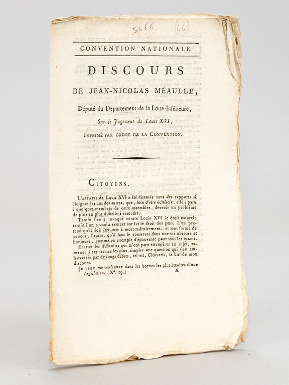Discours de Jean-Nicolas Méaulle, Député du Département de la Loire-Inférieure, …