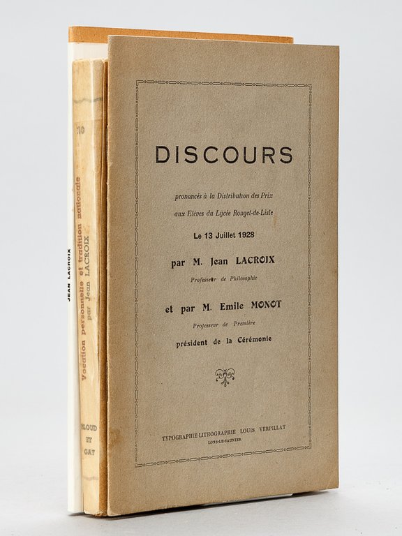 Discours prononcés à la Distribution des Prix aux Elèves du … | Immagine Gallery 2