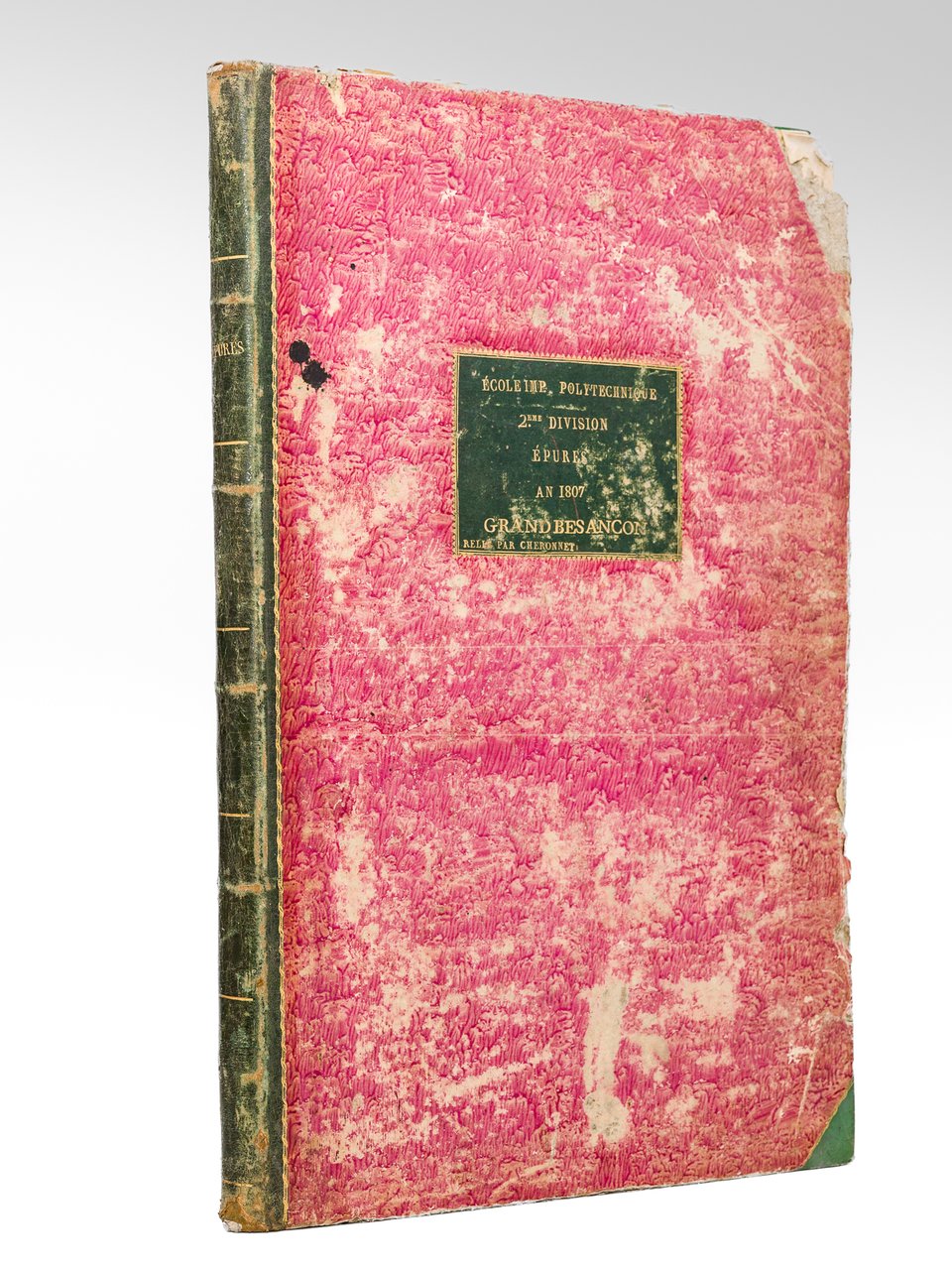 Ecole Impériale Polytechnique. 2ème Division. Epures. An 1807. Grandbesançon.