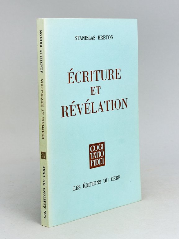 Ecriture et Révélation