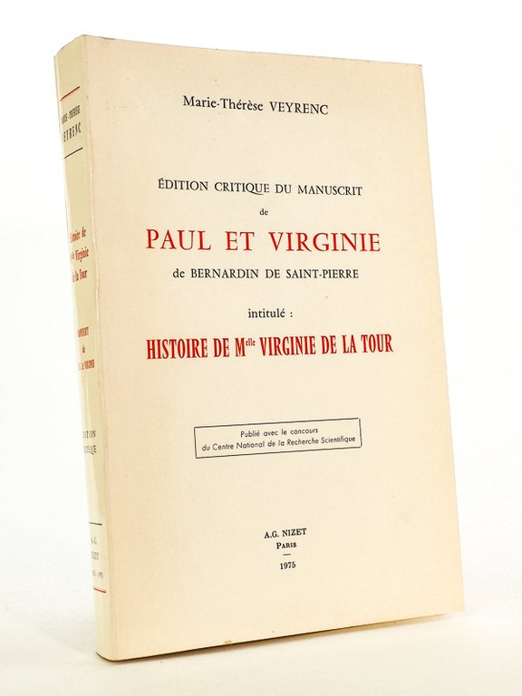 Edition critique du manuscrit de Paul et Virginie, de Bernardin …