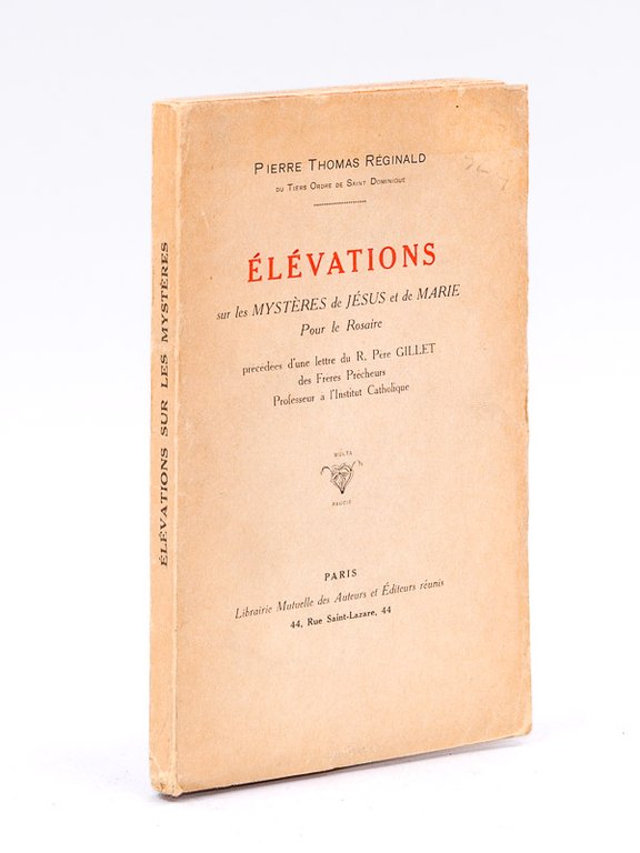 Elévations sur les Mystères de Jésus et de Marie pour …