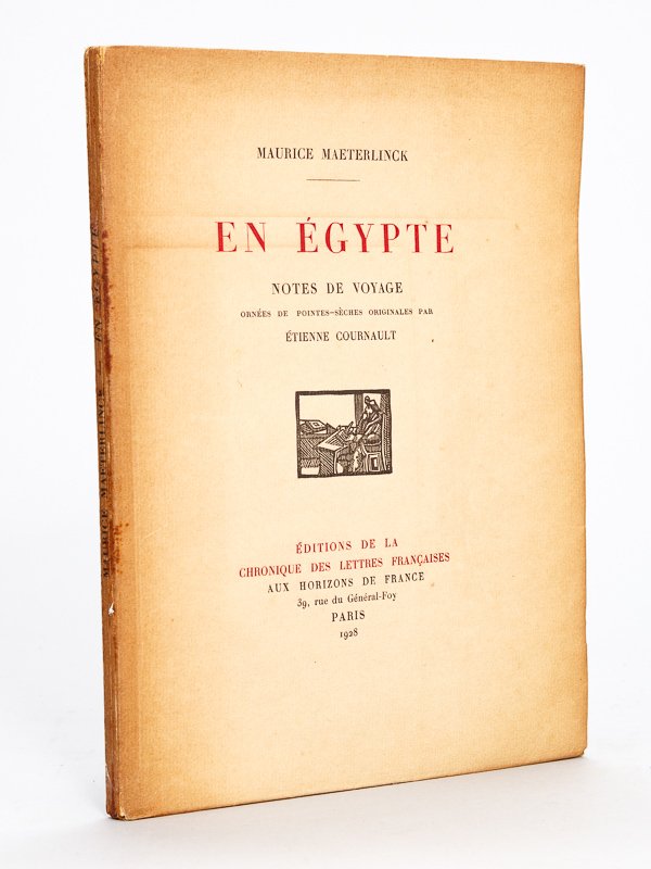 En Egypte. Notes de Voyage ornées de de pointes-sèches originales …