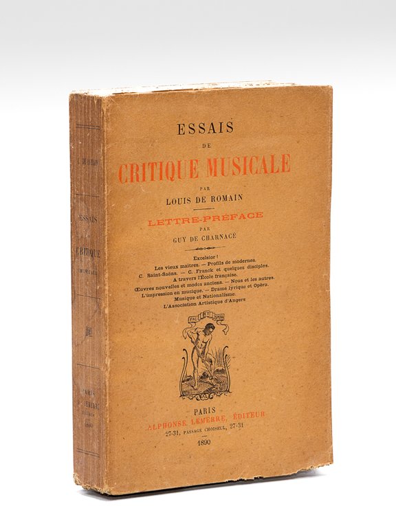 Essai de Critique Musicale [ Edition originale - Exemplaire sur …