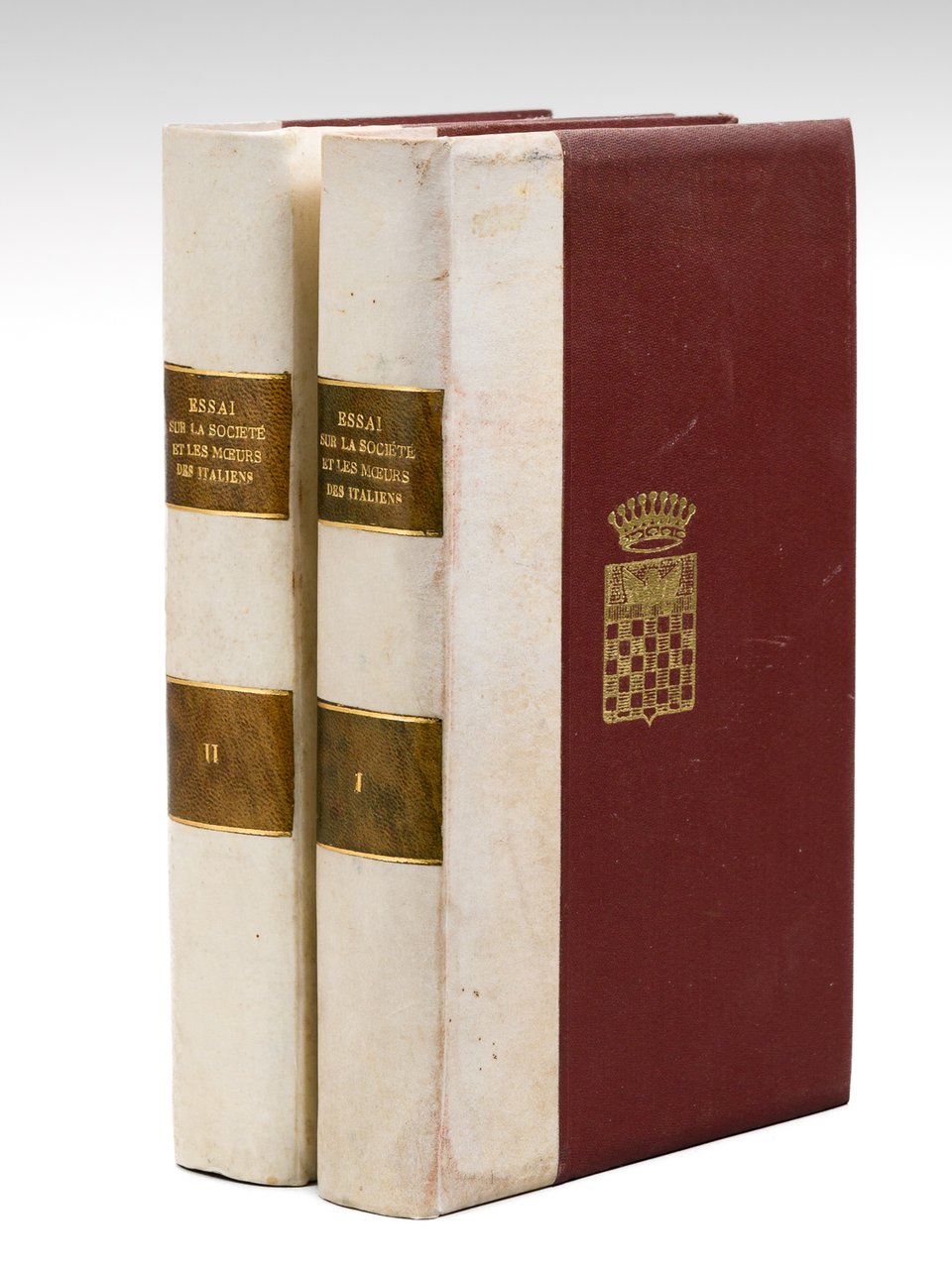 Essai sur la Société et les Moeurs des Italiens, ou …