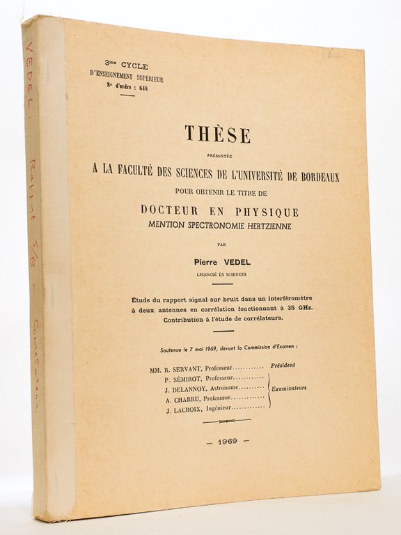 Etude du rapport signal sur bruit dans un interféromètre à …