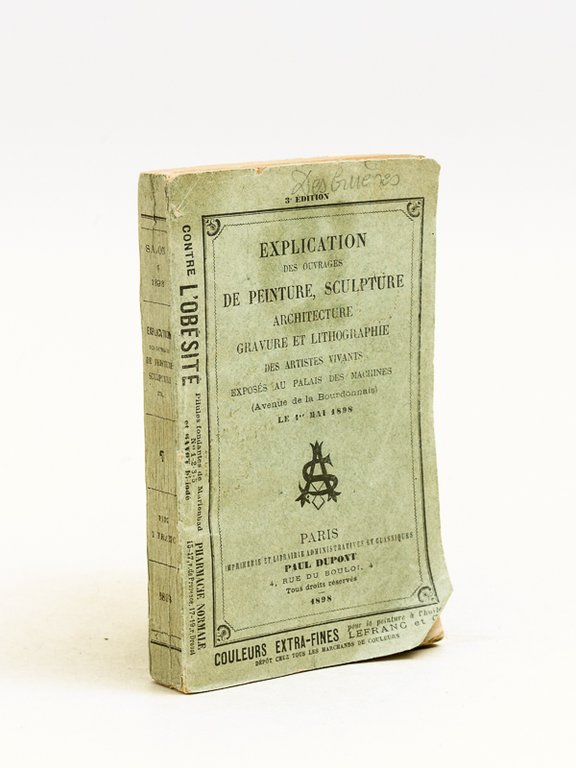 Explication des ouvrages de Peinture, Sculpture, Architecture, Gravure et Lithographie …